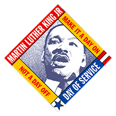 Martin Luther King JR day of service. Make it a day on not a day off. 